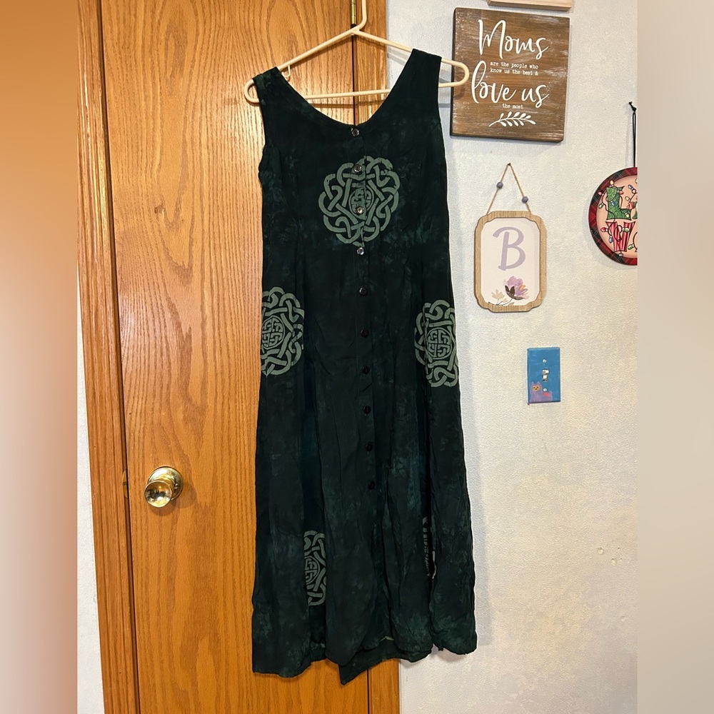 Love To Kiss Green Summer Dress - Size Small